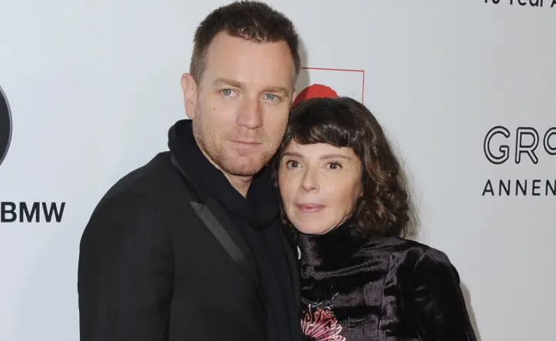 Ewan McGregor and Eve Mavrakis
