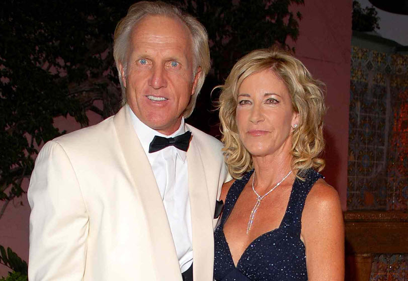 Greg Norman and Laura Andrassy