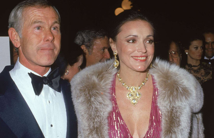 Johnny Carson and Joanna Holland