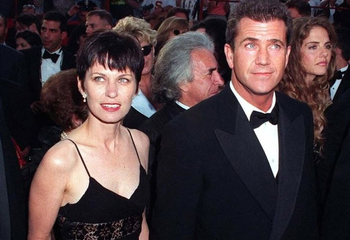 Mel Gibson and Robyn Moore Gibson